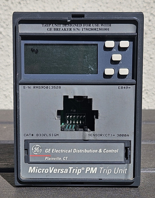 Ge Microversatrip Pm Trip Unit - B330lsigm