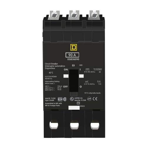 Egb36090 - Square D - Molded Case Circuit Breaker