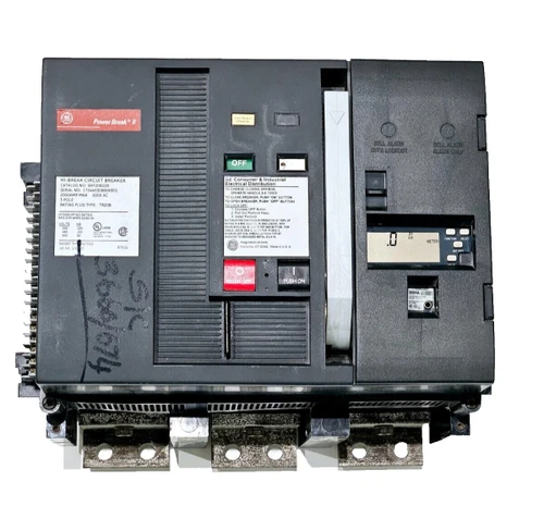 Ge Shf20b220 2000a Hi Break Circuit Breaker 600v Ac. 3 Pole