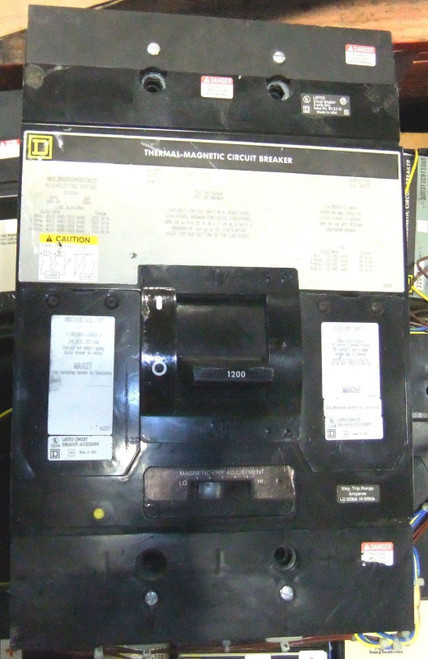 Square D Circuit Breaker 1200a Mhl36120040dc1625