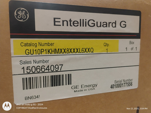 Enteliguard G Gu10p1khmxx8xxxl6xxq 1000a L6