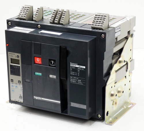 Schneider Electric Masterpact Nw08 N1 Circuit Breaker + Micrologic 2.0 a -used-