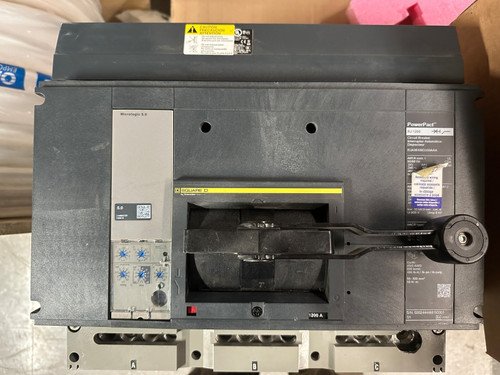 Rja36120cu33a 1200a, 3-pole, 600vac, I-line Breaker with Micrologic 5.0 Trip