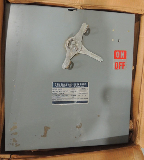 Ge General Electric De424rj 200 Amp 240 Vac Fusible Bus Plug New Old Style