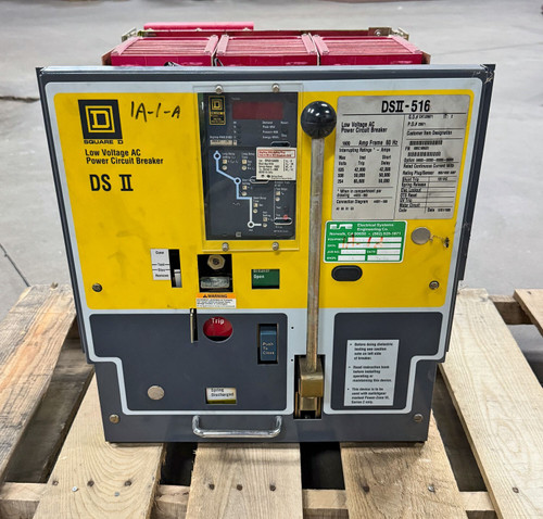 Square D Dsii-516 800/1600a Power Circuit Breaker Lsi Digitrip Rms 810d Ds-ii