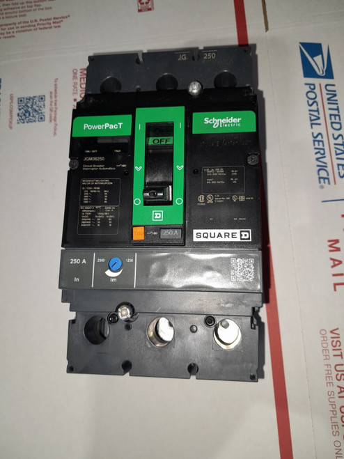 1 New Square D Main Power Pact Jgm36250 3 Phase 250a Top Feed for Nf Panelboard