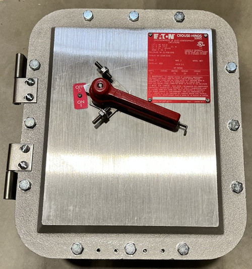 Eaton Crouse-hinds Series Eidaf3030 Explosion Proof 30a Disconnect Switch New