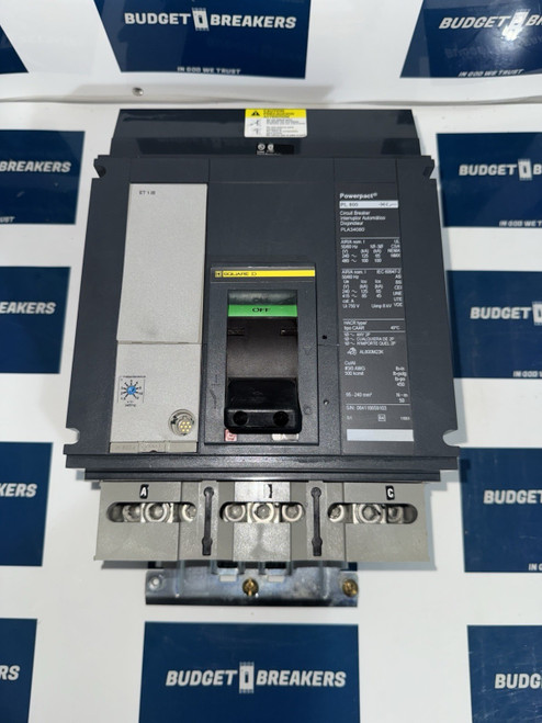 Square D Pla34080yp Pla I-line 3 Pole 800 Amp 480v Powerpact Circuit Breaker