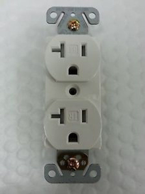 New 20A Standard Duplex Receptacles 20 Amp Tamper Resistant White Tr