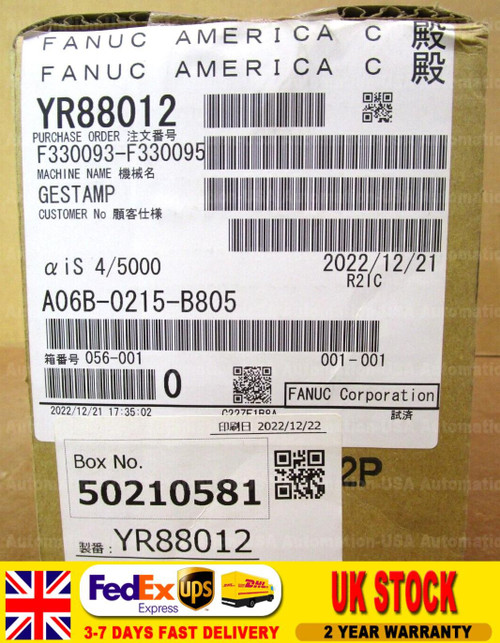 Fanuc A06b-0215-b805 Ac Servo Motor - High Performance