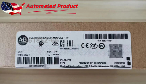 1PC Ab 1756-en2t Controllogix Ethernet/ip Module - New