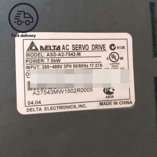 1PCS Asd-a2-5523-m Servo Drive - Used