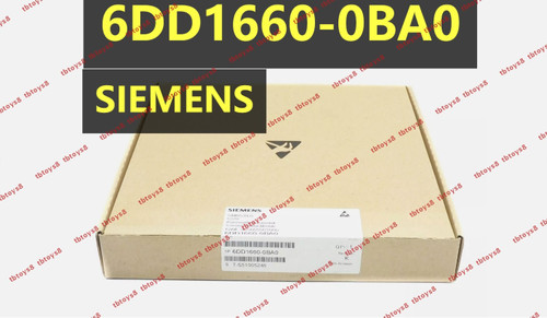Siemens 6dd1660-0ba0 Processor Module for Industrial Applications