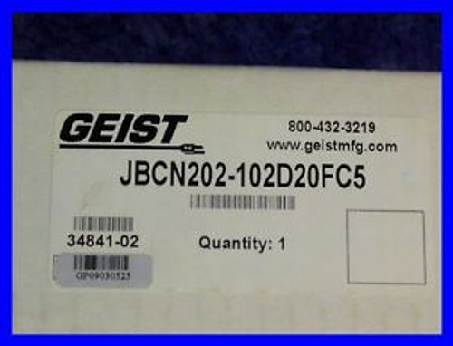 New  Geist Jbcn202-102D20Fc5 Power Distribution Unit Hard-Wired Professional