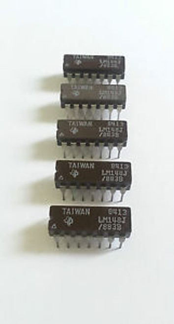 5 MICROCIRCUIT LINEAR  LM148J/883B /  LM148J / 35-889-4