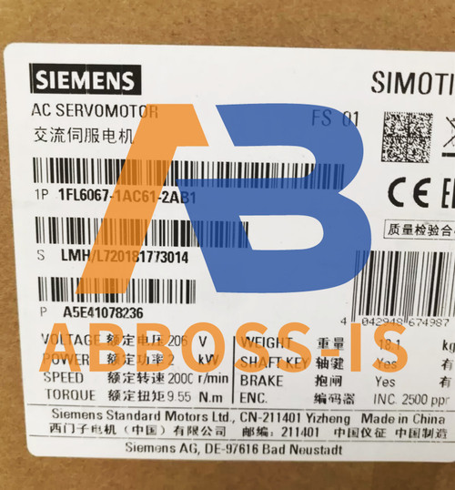 1x 1fl6067-1ac61-2ab1 Industrial Equipment - New