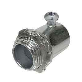 Raco 2146 Connector Conduit 4in Steel Thd Sil