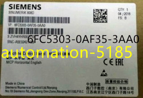 1PCS Siemens 6fc5303-0af35-3aa0 Machine Tool Control Panel
