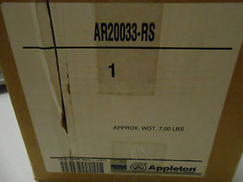 Appleton Ar20033Rs 3P 3W 600 V Pin & Sleeve Reverse Service Receptacle