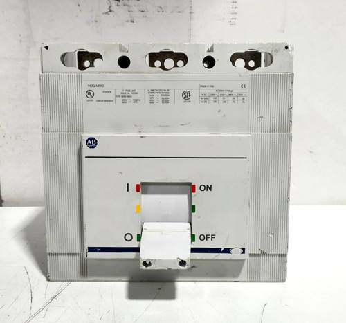Allen-bradley 140g-m6x 3-pole 800a 65ka 480v Ac Molded Case Circuit Breaker