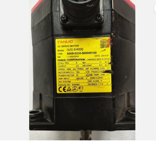 Fanuc A06b-0235-b000 0100 Tested Servo Motor