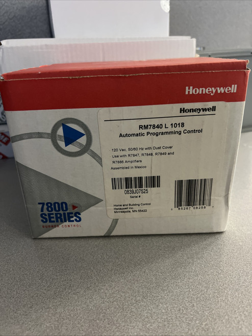 Honeywell 7800 Series Burner Control for Efficient Operation