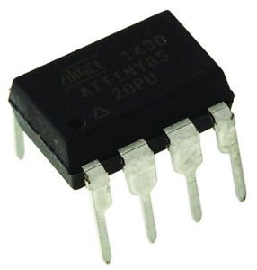 100 Atmel ATTINY85-20PU, 8-Pin, AVR 20MHz for Arduino ATtiny