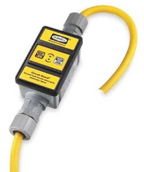 Hubbell Wiring Device-Kellems Gfp1301 Line Cord Gfci, 30A, 120Vac, 2 Ft, Yellow