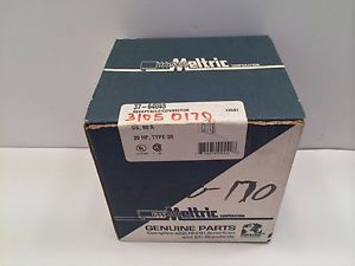 Sealed New Meltric Receptacle / Connector 37-64043 3764043 60 Amp 20 Hp Type 3R
