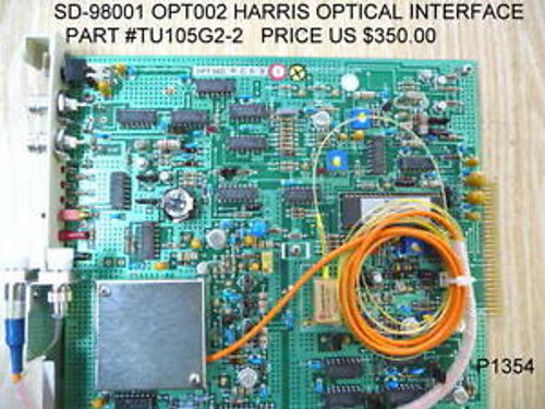 HARRIS FARINON SD-98001 OPT002 OPTICAL INTERFACE