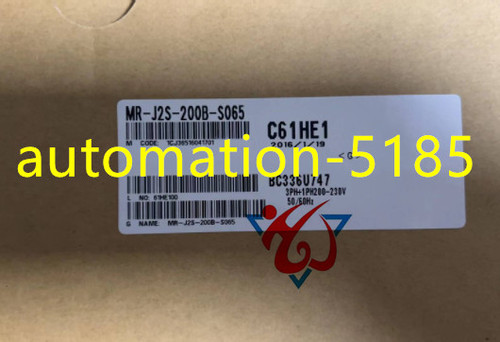 Mitsubishi Mr-j2s-200b-s065 Servo Drive - High Efficiency