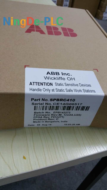 Abb Spbrc410 Control Module - New Condition
