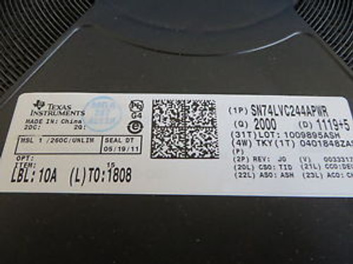 Texas Instruments SN74LVC244APWR Octal Buffer/Driver w/3-STATE OUTPUTS qty 2000