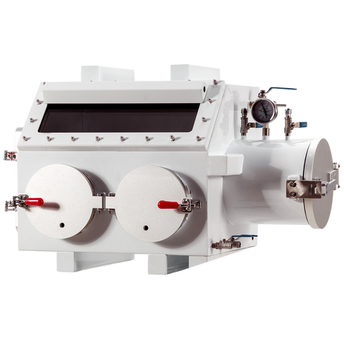 Compact Stainless Steel Vacuum Chamber Glove Box for Laboratories