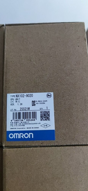 1pc Omron Nx102-9020 Cpu Unit - Advanced Control Solution