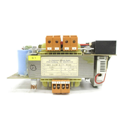 Elektronik Geu11/6a 110v Control Device - Used