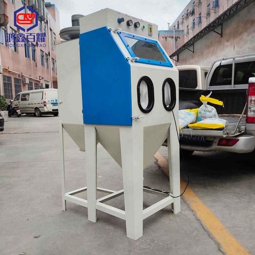Shenzhen Baiyao Automatic Sand Blasting Equipment Co., Ltd. By-6050 Industrial Sandblast Cabinet for Portable Rust Removal