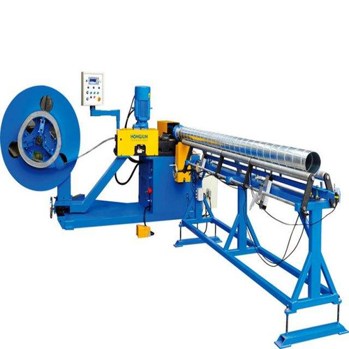 Zhangjiagang Hongjun Science And Technology Co., Ltd. Hvac Spiral Tube Former 380v 7.5kw Eco-friendly Machine