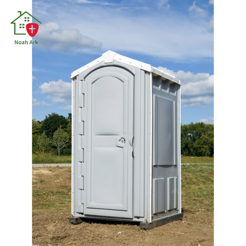 Noah Ark Container Housing LLC Durable Prefabricated Plastic Portable Toilet - Ideal for Outdoor Use