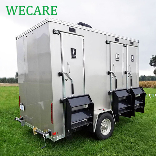 Henan Wecare Industry Co., Ltd. Luxury Portable Bathroom Restroom Trailer with Shower Facilities