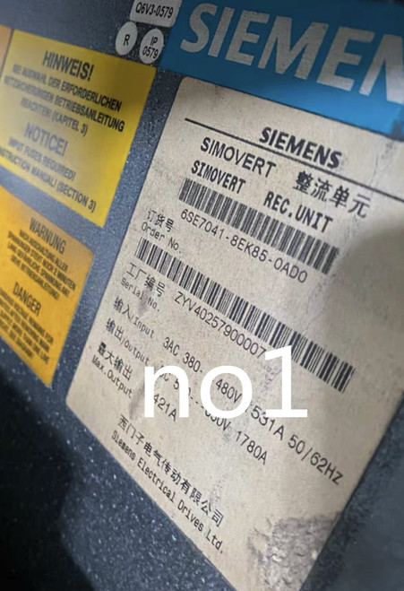 6es7041-8ek85-0ad0 Used 50/62hz Control Module