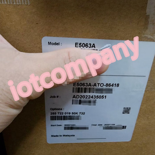E5063a Vector Network Analyzer E5063a-ato-86418