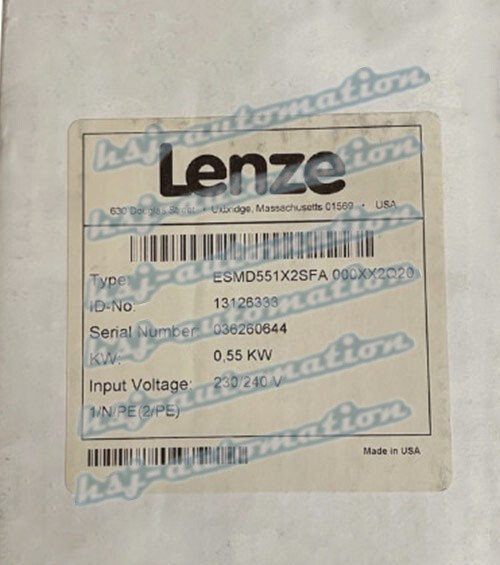 Lenze Inverter Esmd551x2sfa - New