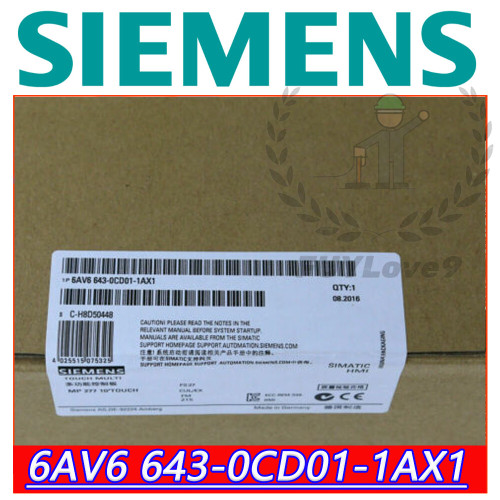 high Siemens 6av6643-0cd01-1ax1 Hmi Touch Panel Display