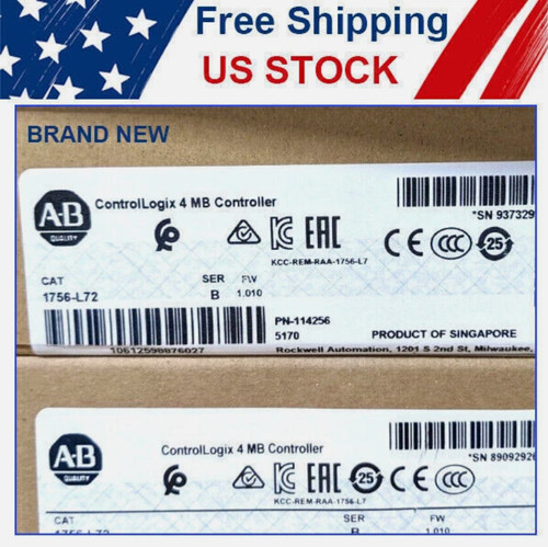 Allen-bradley Logix5572 Processor 1756-l72 4mb