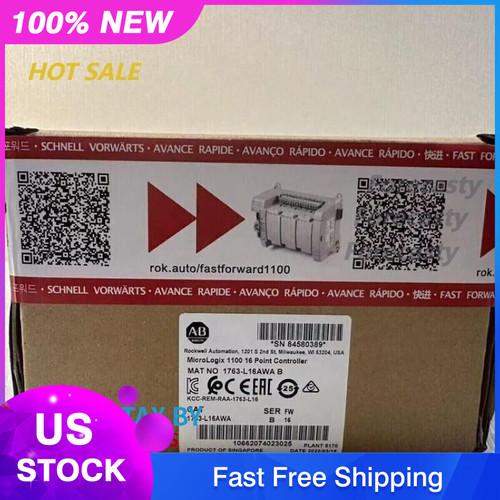 New Ab 1763-l16awa Micrologix 1100 Controller - 16 Point Control