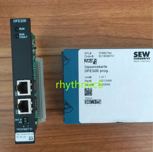 Brand Sew Dfe32b Ethernet Communication Card for Automation Systems