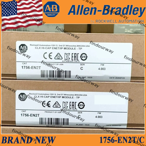 New Allen Bradley 1756-en2t Controllogix Ethernet/ip Module
