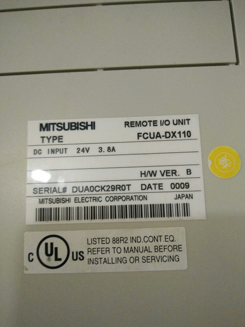 Mitsubishi Fcua-dx110 Plc Controller