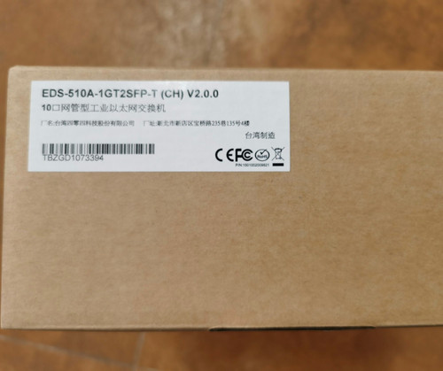1PC Moxa Eds-510a-1gt2sfp-t 10-port Ethernet Switch